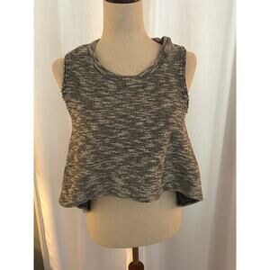 Saltwater Luxe Cropped Crossback Knit Tank Sz XS